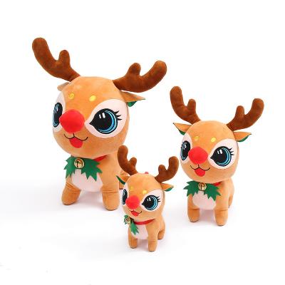 China 2021 Hot Selling Plush Toy Stuffed & Plush Toy Creative Cute Santa Reindeer Snowman Plush Stuffed Animal Toy New for sale