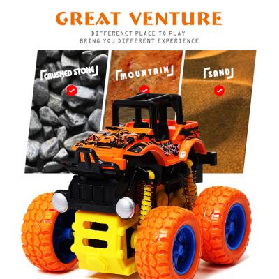 China Wholesale Cheap Big Foo T Back Big Wheel Rubber Monster Car 360 Degree Rotate Mini Racing Car Toy for sale