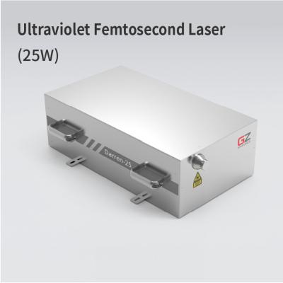 China Continuous 25W UV Femtosecond Laser Adjustable For Plastic Films Drilling for sale