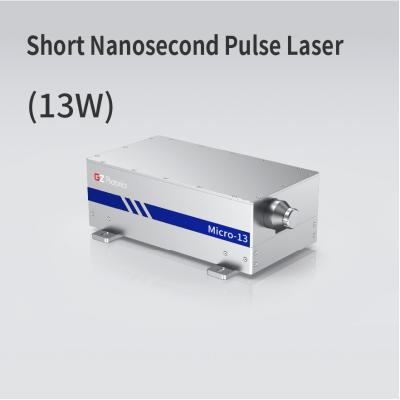 China Kurzer 13W Nanosekunden-Pulsfaserlaser mit hoher Zuverlässigkeit zu verkaufen