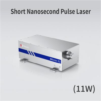 China Industrieller Kurz-Nano-Zweiterlaser 11 Watt für Metallanwendungen anpassbar zu verkaufen