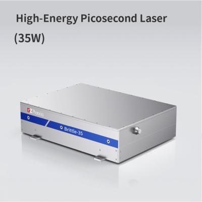 China 35W Picosecond Pulsed Laser High Stability voor het boren van broze materialen Te koop