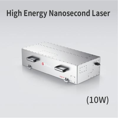 China 10W industriële nanoseconde vezellaser hoge precisie met 50 Mj energieën Te koop