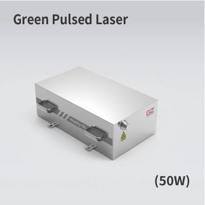 China 50 W hoogspanningspulsgroene laser langdurig met minimaal thermisch effect Te koop