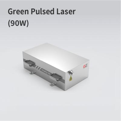 China Hochwirksamer pulsierter grüner Laser 90 W für die Verarbeitung von Photovoltaik-Solarzellen zu verkaufen