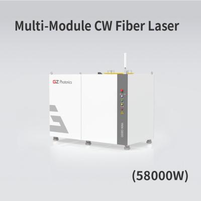 Chine Laser à fibres compactes à plusieurs modules de 58000 W avec longueur de câble optique personnalisable à vendre