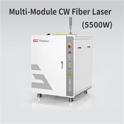 Chine Module multifibre laser à fibre continu de haute efficacité de 5500 W avec type d'armoire à vendre