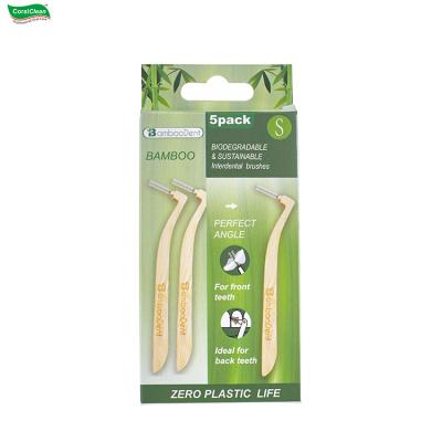 China Oral Care 100% Biodegradable Bamboo Interdental Brush Eco Friendly Brush for sale