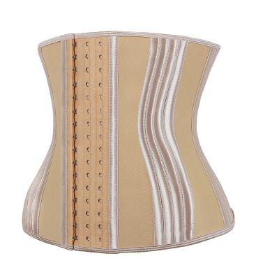 China NANBIN 27 Bone Waist Trainer 11.5 Steel Three Breasted Inch Antibacterial Lose Weight Slimming Trainer Plus Size Women Body Shaper Waist Trainer for sale