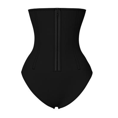 China ATBUTY Breathable Weight Loss 7 Zipper Steel Bone Zipper Invisible Wrap Waist Trainer For Women Plus Size for sale