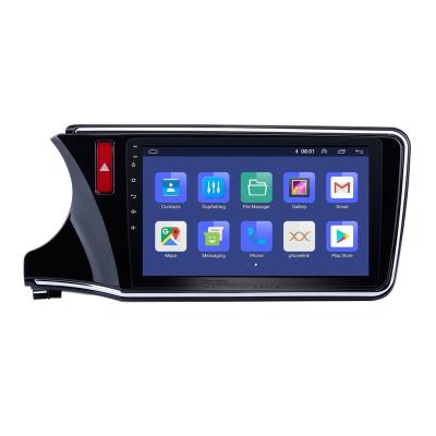 China Android 10 GPS Car Navigation Media System Car Video DVD Player For LHD Honda City 2014-2019 for sale