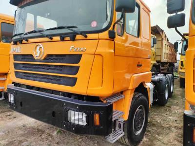 China Used Shacman Orange Color Right-Hand Drive Tractor Truck F3000 6X4 for Heavy Haulage for sale