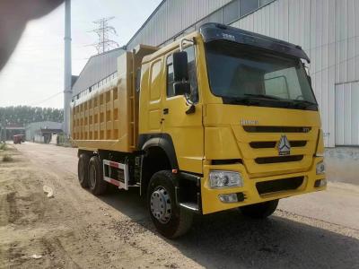 China 10 Wheeler Sinotruk HOWO Dumper Truck Yellow Color Tipper 6X4 Mining Truck for Dumping for sale