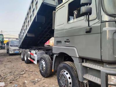 China Gebruikte Shacman 8*4 F3000 dumptruck met handgeschakelde transmissie Te koop