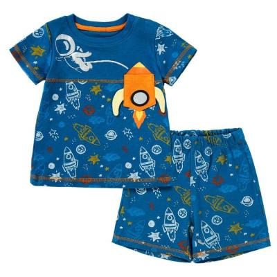 China High Quality Wholesale Kids Boy's Clothes 2021 Summer Vintage Toddler Clothing Sets for sale