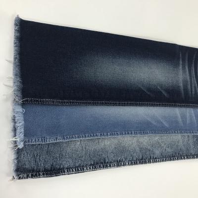 China Breathable Hot Selling Good Price High Stretch Cross Roving Denim Fabric Factory In China for sale