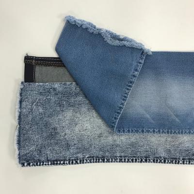 China Breathable Running Spell Control Jacquard Denim Fabric Mercerizing Double Finished Layer Cool Color Weft for sale