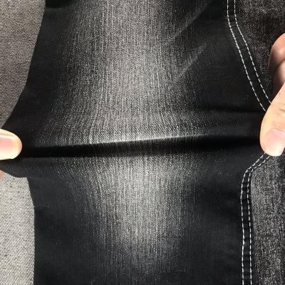 China 11 .8Oz Stretch Top Breathable Black Color Jeans Denim Fabric for sale