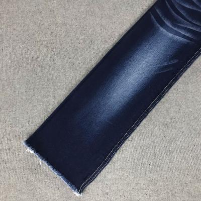 China Breathable Hot Sale Soft Satin Denim Fabric Indigo Blue Jeans Fabric By The Yard for sale