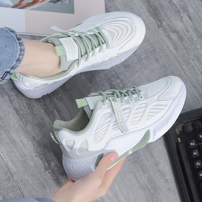 China CUSHIONING Wholesale White Skyline Logo Custom Shoes Women Sport Comfortable Chunky Fashion Sneakers for sale