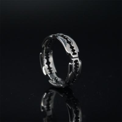 China 2022 Trendy Vintage Horizon New Arrival Stainless Steel Men's Jewelry Rings Ring for sale