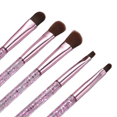 China Angular Blush Soft OEM Professional Cruelty Free Makeup Brush Cruelty Free Crystal Private Label Makeup Brush Set Wholesale for sale