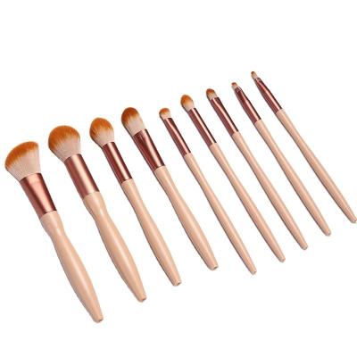 China Angular Blush Makeup Brush High Quality Private Label Makeup Goat Hair Kit Premium Price Pro Cosmetics Sweeps Foundation Makeup Brush for sale