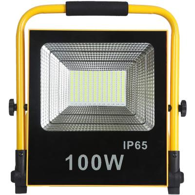 China Sports Stadiums Led Flood Light 100w Solar Powered Led Flood Lights Outdoor Solar Floodlight With Remote for sale