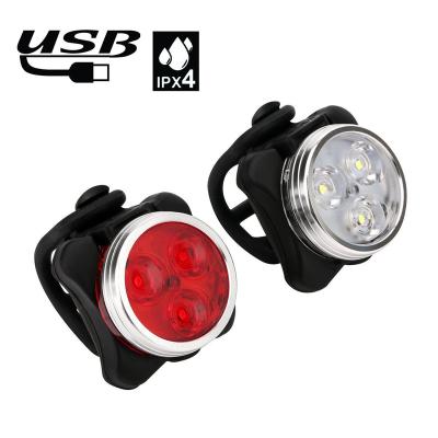 China Super Bright Bike Safety Warning Light Accesorios Para luces luz bicicleta bicycle accessories led bike lights set bike led lights for sale