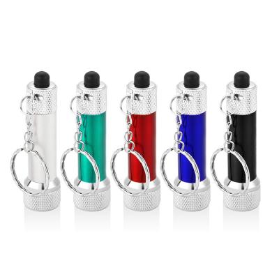 China Chain Head Emergency 5 Bulbs LED Mini Metal Head Chain Flashlight For Promotion Gift for sale