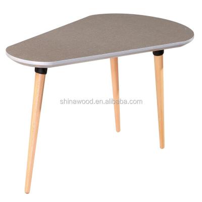 China Multi-scene use coffee table living room kitchen hotel wooden leg Nordic coffee table for sale