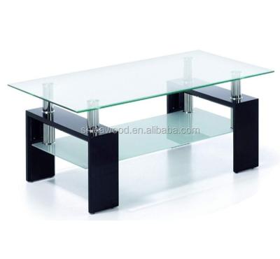 China Modern Modern Hotel Apartment Living Room Coffee Table Glass Top Coffee Table for sale