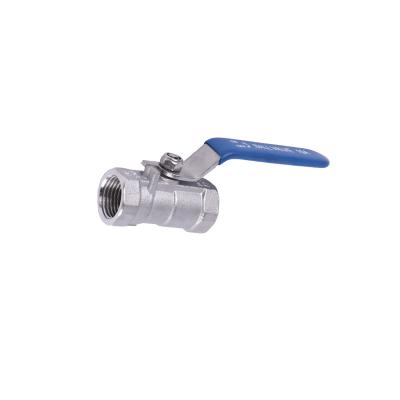 China General Ready To Ship Female Thread Heavy Weight 1 PC Stainless Steel Lockable Ball Valve for sale