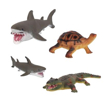 China Modern New Product Kids Animal Soft Toys Rubber Simulation Of Fish Model Early Educational Toy for sale