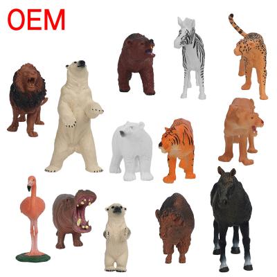 China Modern 3d manufacturer custom cute small figurines pvc collection model toys for oem artist design cartoon for sale