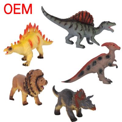 China PVC Children's Simulation Dinosaur Series Toy 3D Animal Vinyl Static Dinosaur Model Toy for sale