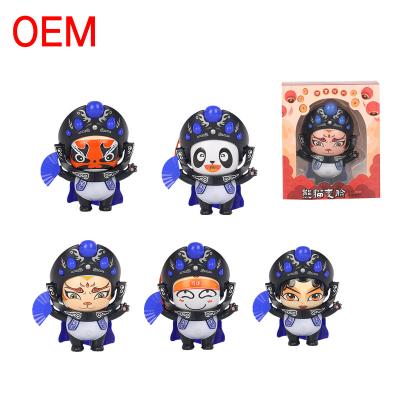 China Plastic 2024 China's new toys Sichuan Opera face changing panda doll Sichuan Facebook Chinese figurative doll doll children's toys for sale