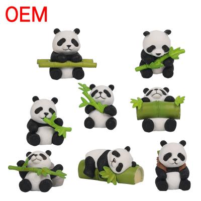 China Modern 2023 Custom  Resin Panda Figurines Home Decor Decorative Tabletop Desk Accessories Ornaments for sale