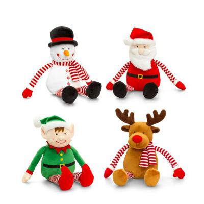 China Wholesale Cute Cool Santa Claus Plush Toy Stuffed Plush Cotton China OEM/ODM Christmas Dolls for sale