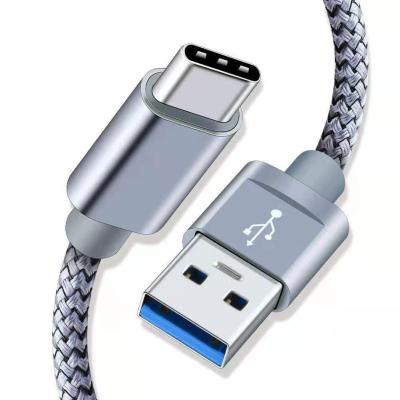 China Mobile Phone USB3.0 Type-C to Nylon Cable 5A USB A to Type-C High Speed ​​Charging Data Cable for Samsung Huawei USB Fast Charging Cable for sale