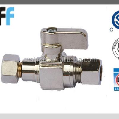 China CSA General Approved Water F.Comp and OD Comp.Straight Mini Ball Valve for sale