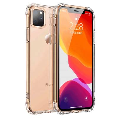 China Mobile Phone Accessories Shockproof Case For iPhone Cell Phone Accessories Soft 360 Shockproof Corner Clear TPU PC Phone Case For iphone 11pro/11/7/8 plus X XS Max for sale