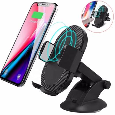 China 2019 Fashion Car Wireless Charger Stand Wireless Phone Holder Car Charger Phone Charger For Car for sale