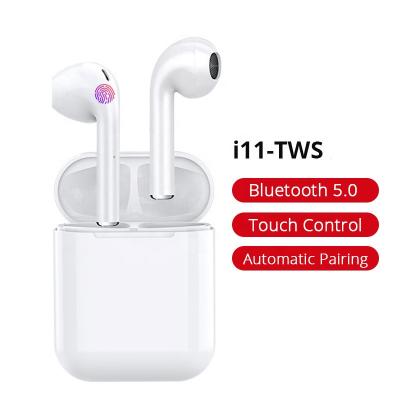 China Bule Tooth Earphone Low Price i11 Blue Tooth 5.0 Earphone With Touch Control Wireless Earbuds For All Smartphones for sale