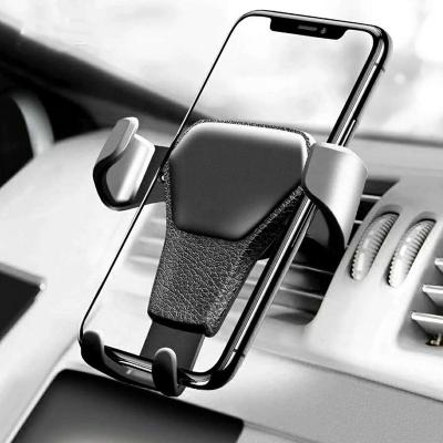 China Universal Car Holder Auto-Lock Gravity Air Vent Mount for iPhone X 8 for Samsung One Manual Phone Holder for sale