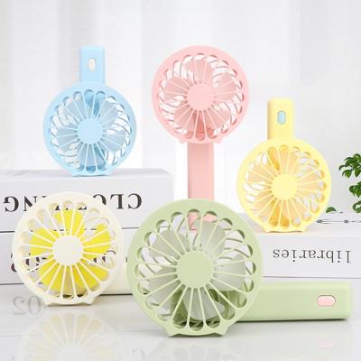 China Car New Fashionable Electric Mini Fan USB Charging Pocket Fan Portable Folding Handheld Desktop Fan for sale