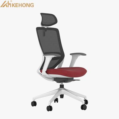 China (Height) Adjustable Lumbar Support Mesh Staff Office Chair High Back Manager Chair for sale