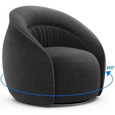 China Other Self-design High Quality Comfortable Swivel Chairs Fabric Swivel Barrel Chairs for sale