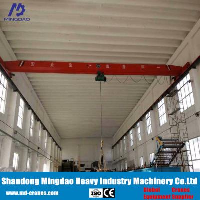 China 1-10 Ton Single Girder Electric Overhead Bridge Crane Span 5m-15m for sale