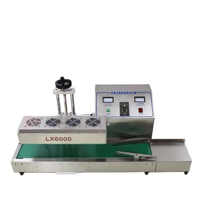 China GARMENT SINOPES automatic factory price induction sealer aluminum foil integrated sealing machine for plastic and glass cans jar 20-300mm for sale